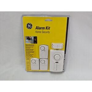 NEW GE Home Security Wireless Alarm Kit‎ 3 Magnetic Window & 1 Keypad Controller